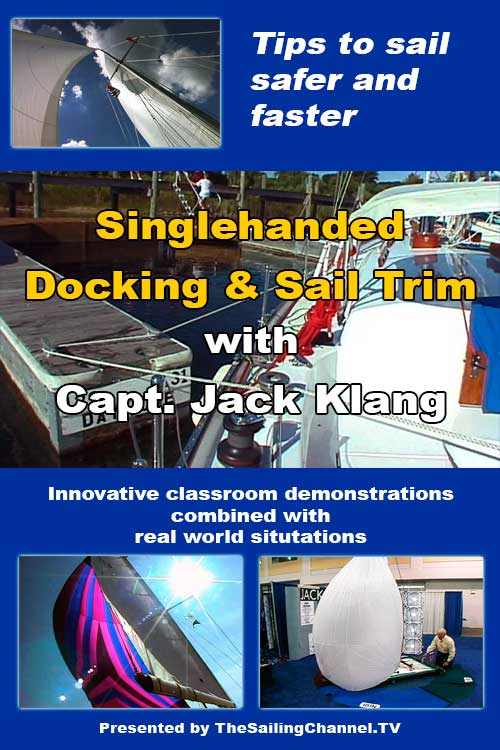 Singlehanded Docking Sail Trim