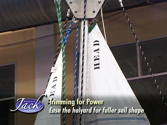 Singlehanded Docking Sail Trim - Trimming for Power
