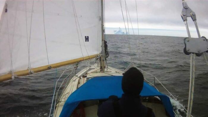 Red Dot on the Ocean: Arctic Sailing